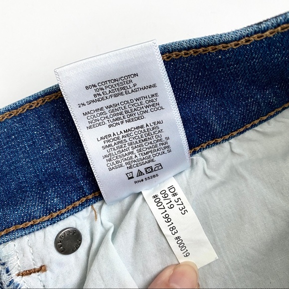 NWT Black Stripe High Waist Ankle Legging Jeans - Picture 9 of 11